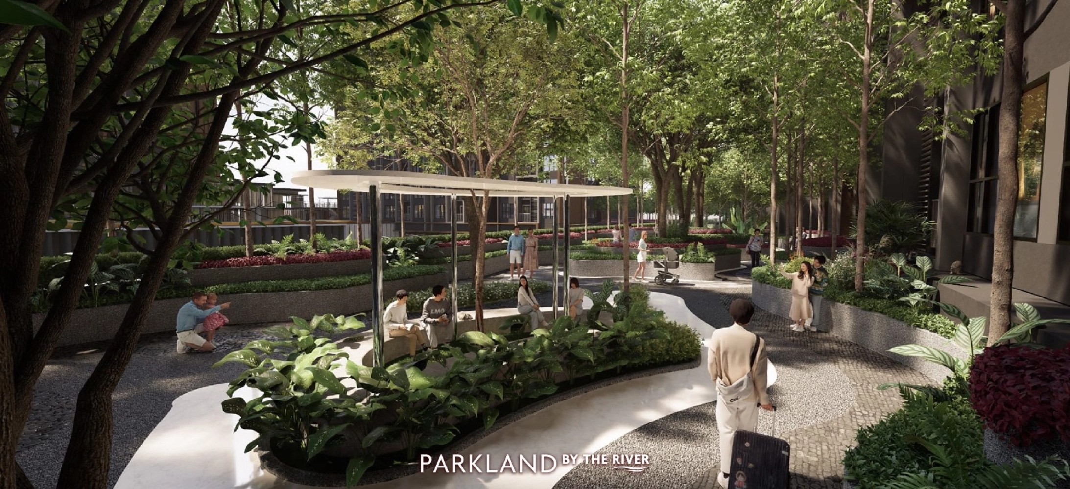 Garden pavilion artist impression