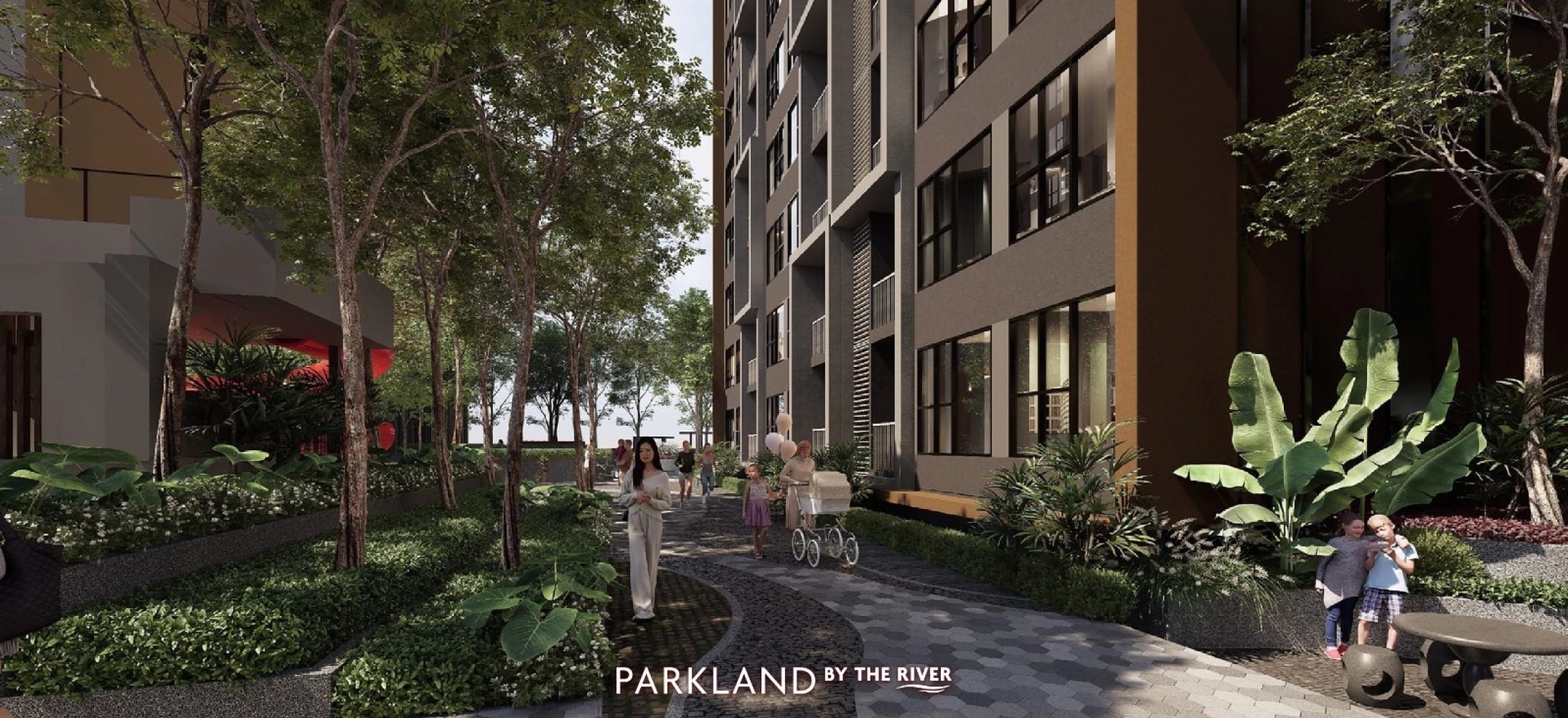 Garden walk artist impression